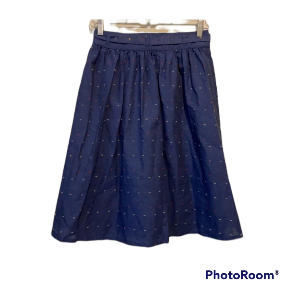 NWT ModCloth Chamboray Color Spec Midi Skirt - Picture 4 of 7